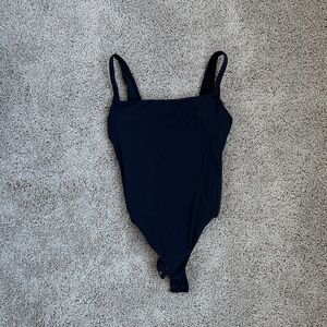 SKIMS Black Bodysuit